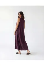 7642 ELBİSE-BORDO 7642 ELBİSE-BORDO