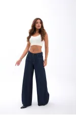 7468 KOT PANTOLON-LACİVERT