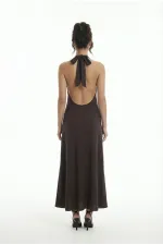 7636 ELBİSE-KAHVE