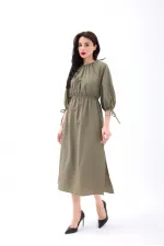 6774 DRESS - KHAKI