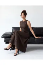 7604 ELBİSE-KAHVE