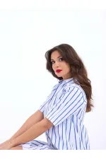 6934 DRESS - BALTIMORE STRIPED