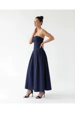 7595 DRESS - NAVY BLUE