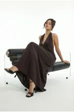7636 ELBİSE-KAHVE