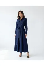 7559 DRESS - NAVY BLUE