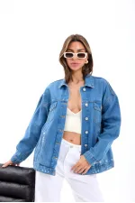 4929 VESTE EN JEAN - BLEUE