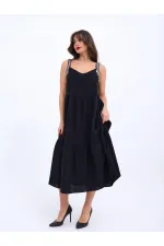 6907 DRESS - BLACK