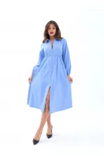 ROBE 6966 - BLEU FONCÉ