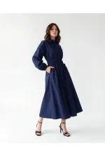 ROBE 5903 - BLEU MARINE