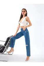 6288 DENIM PANTS - BLUE