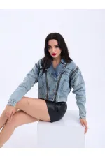 VESTE EN JEAN 6160 - BLEUE