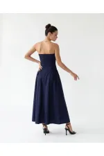 7595 DRESS - NAVY BLUE