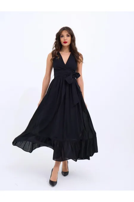 6921 DRESS - BLACK