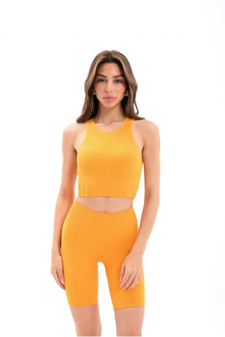 2502 DEMI-T-SHIRT - ORANGE