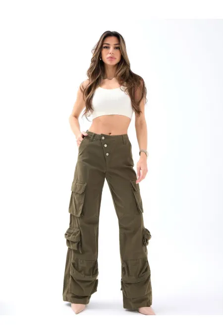 6486 PANTS - KHAKI