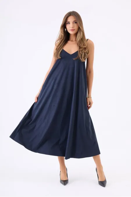 7506 DRESS-NAVY BLUE