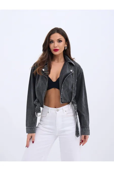 VESTE EN JEAN 6695 - NOIRE