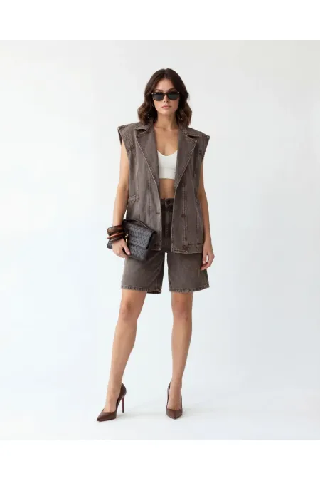 7630 KOT ŞORT-BROWN