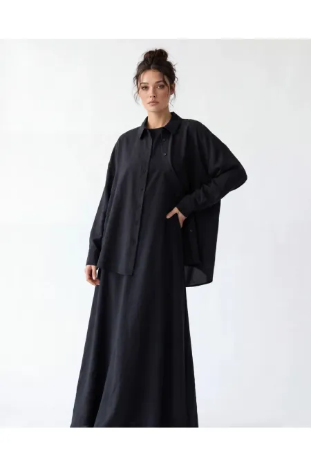 7680 GÖMLEK-SİYAH