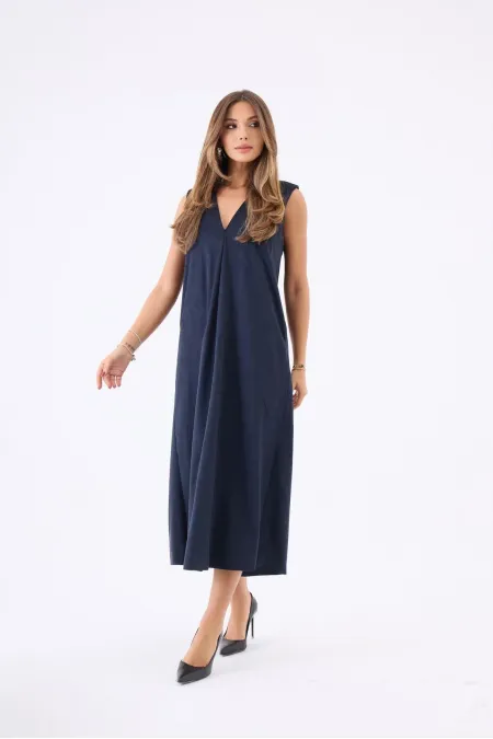 7507 DRESS - NAVY BLUE