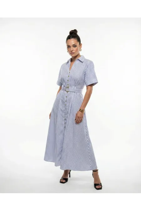 6948 DRESS - WASHINGTON STRIPED