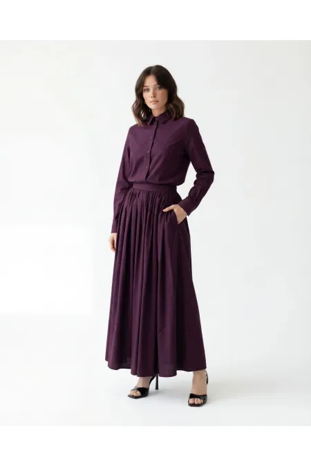 7573 SHIRT - BURGUNDY