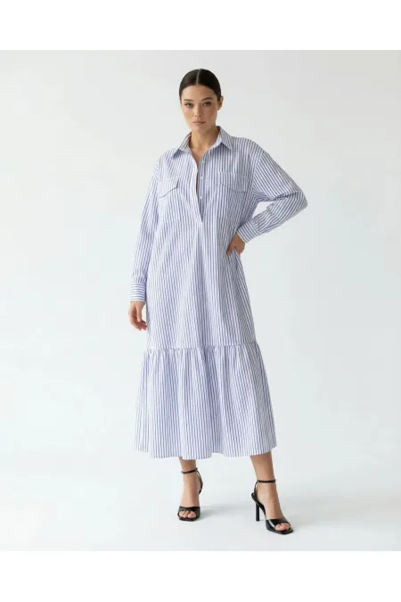 5855 DRESS - WASHINGTON STRIPED