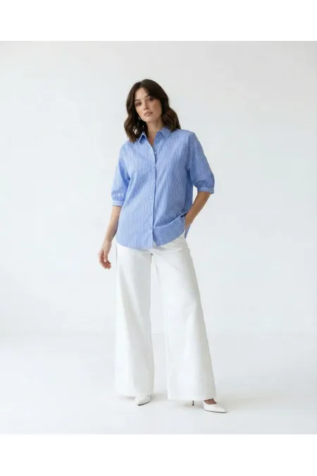 7452 GÖMLEK-AREZZO ÇİZGİLİ