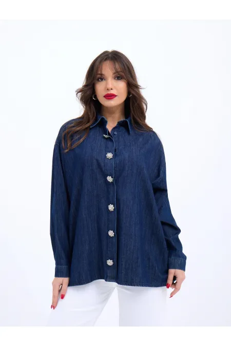 6633 KOT GÖMLEK-MAVİ