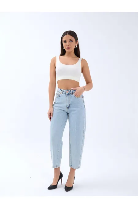 6520 DENIM BALLOON FIT - BLUE