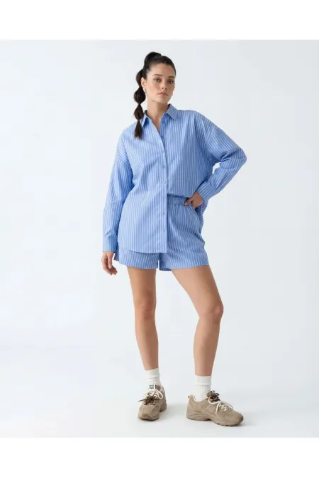 6972 ENSEMBLE SHORT - RAYURES DENVER