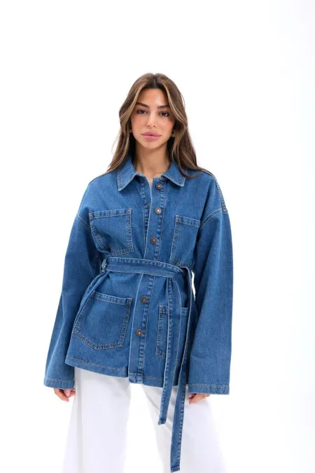 VESTE EN JEAN 7366 - BLEUE
