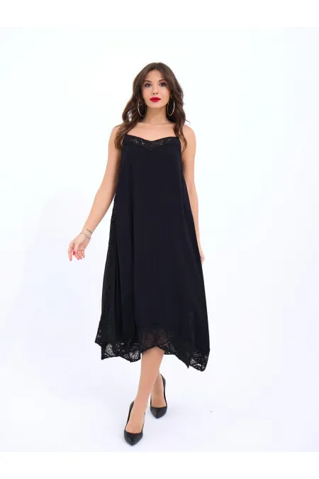 7108 DRESS - BLACK