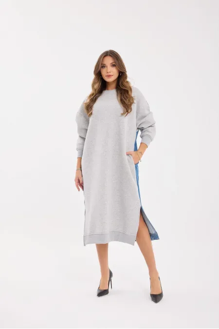 7194 LONG SWEAT-GRAY