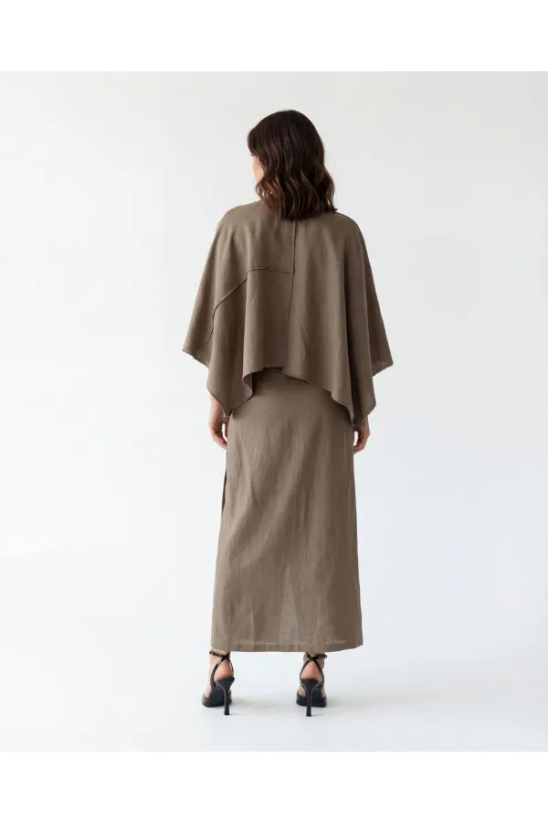 7567 CAMEL SKIRT