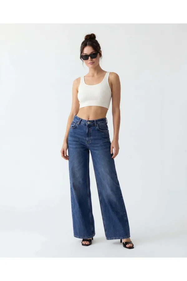 7640 KOT PANTOLON-BLUE