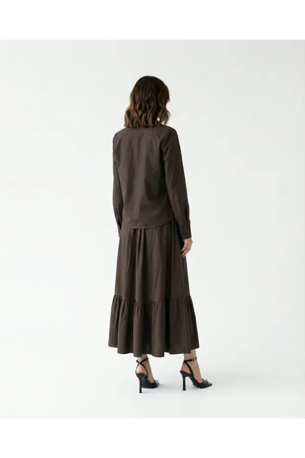 7581 SKIRT-COFFEE