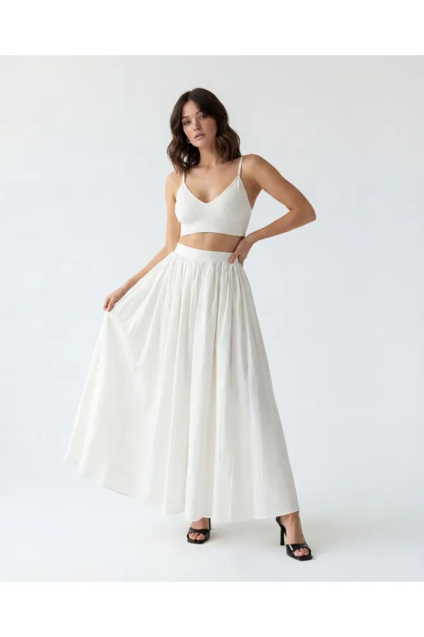 7580 SKIRT - ECRU