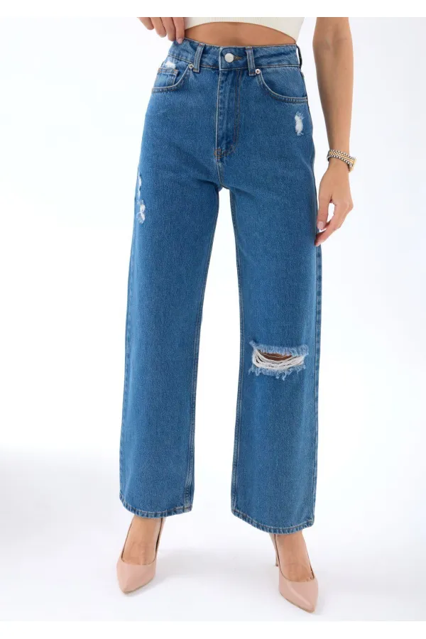 6288 DENIM PANTS - BLUE