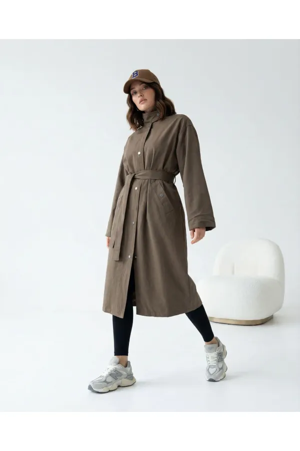 7535 TRENCH COAT - BROWN