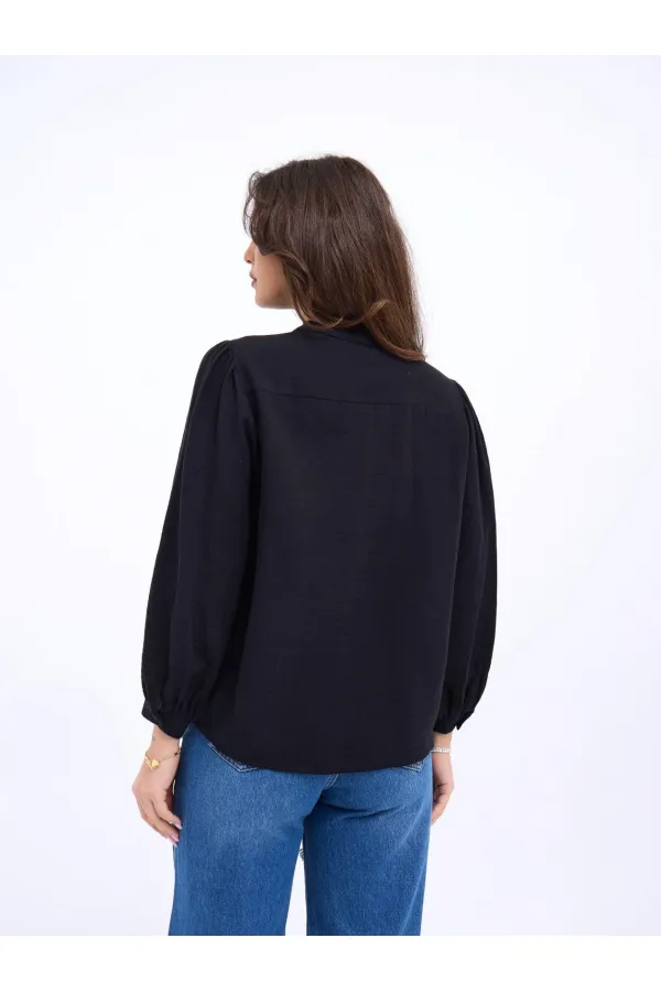 CHEMISE 6836 - NOIRE