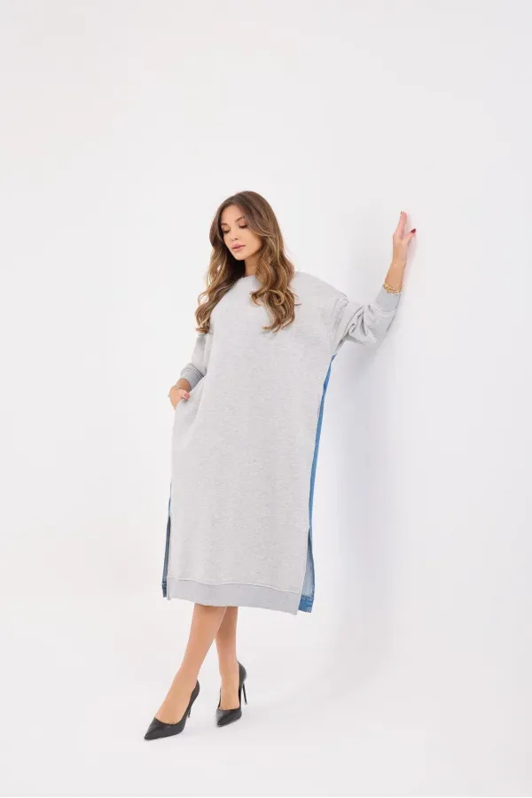 7194 LONG SWEAT-GRAY