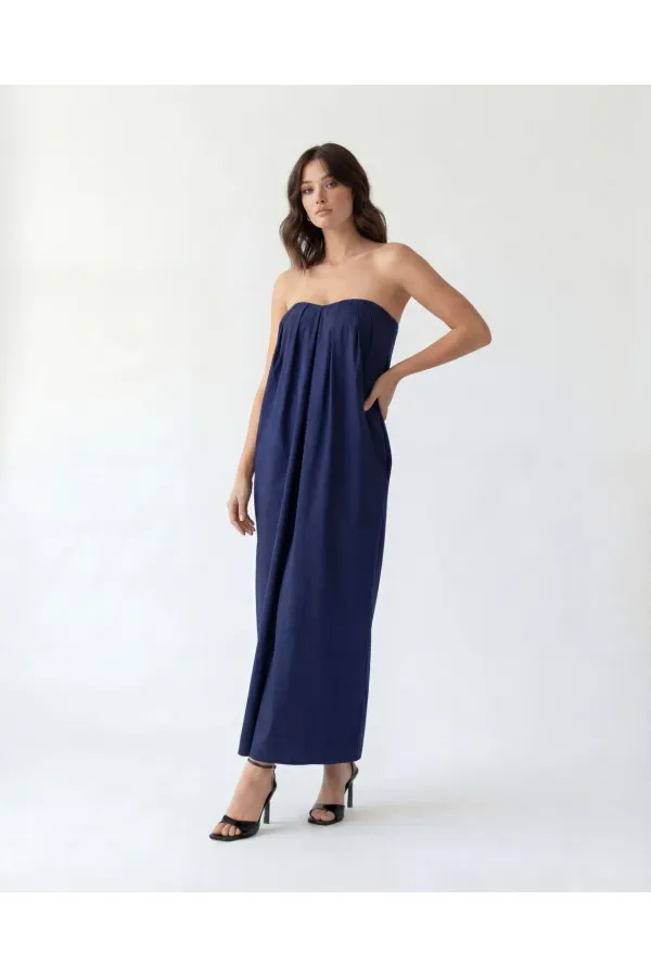 7564 DRESS - NAVY BLUE