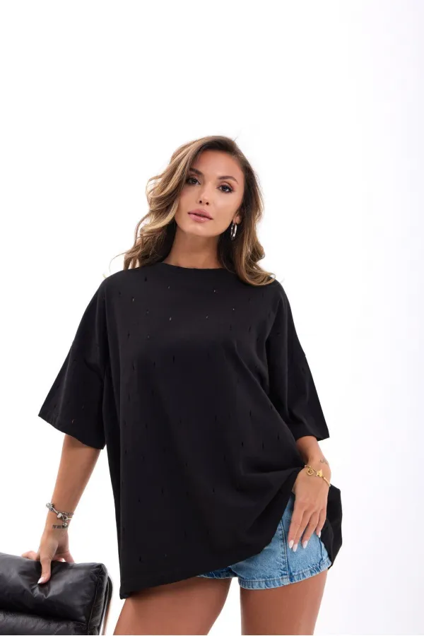 7169 T-SHİRT-SİYAH