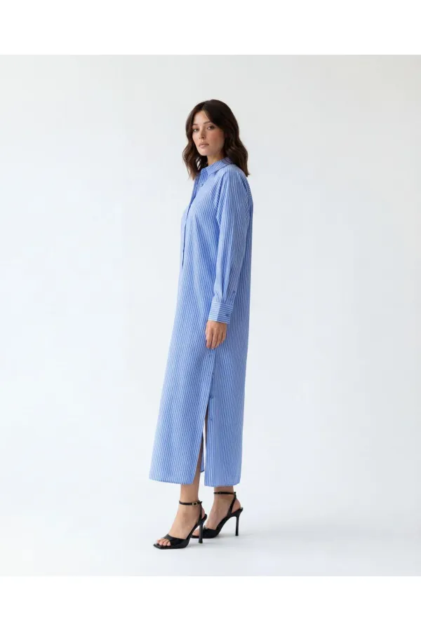 5857 DRESS - AREZZO STRIPED