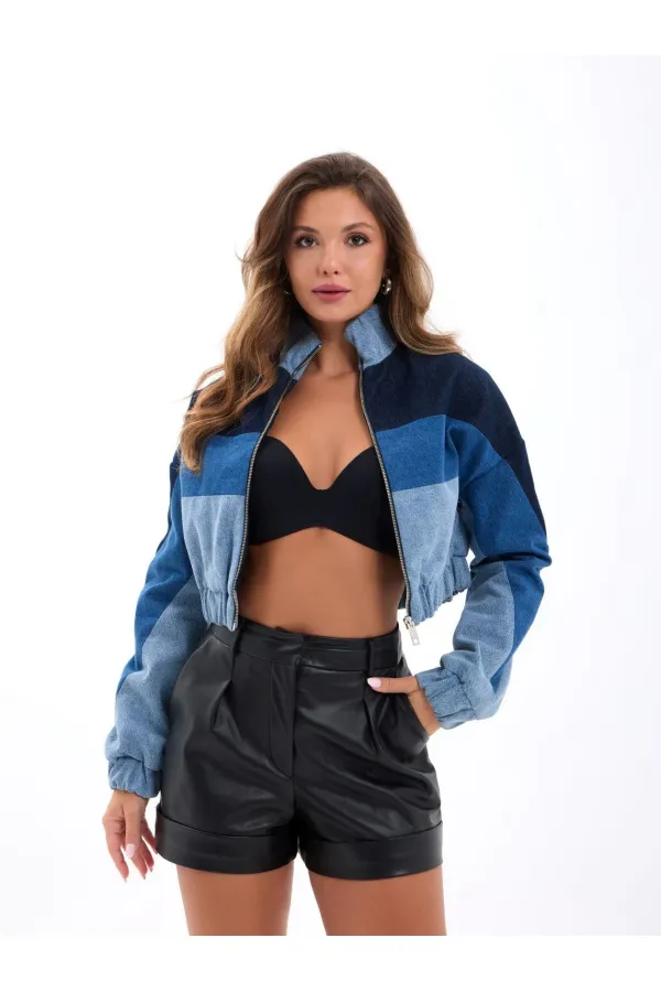 VESTE EN JEAN 7235 - BLEUE