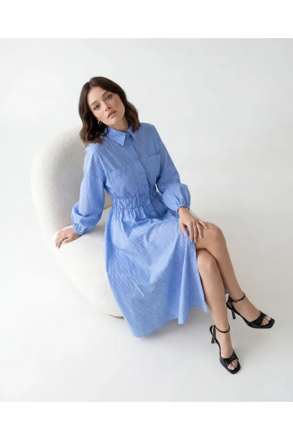 5903 DRESS - NOVARA STRIPED