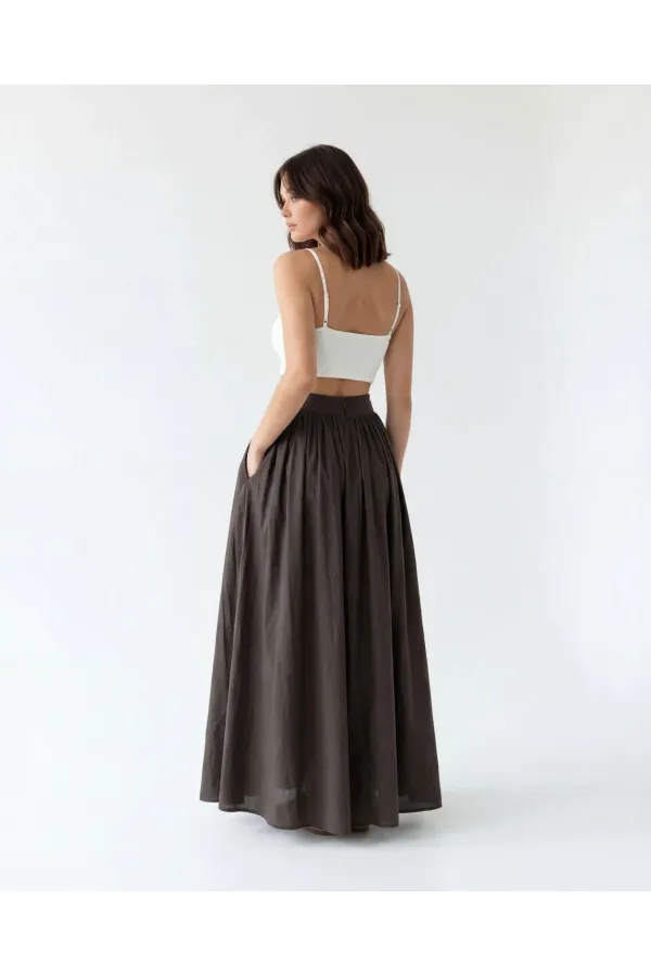 7580 SKIRT-COFFEE