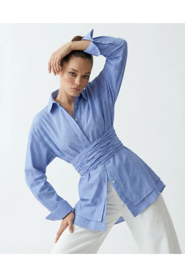 7606 SHIRT - LUCCA STRIPED