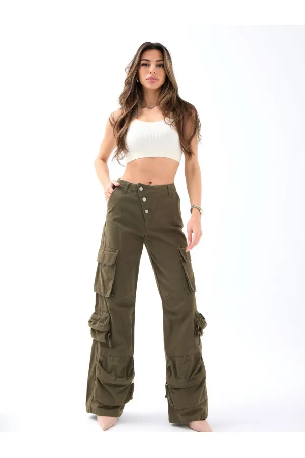 6486 PANTS - KHAKI